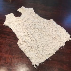 Lace crop top
